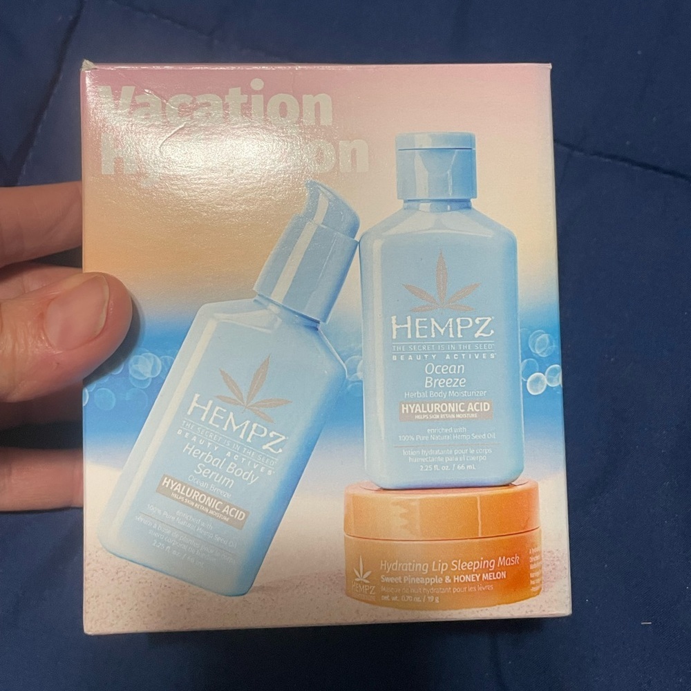 Hempz Vacation Hydration On The Go Hydration Set Of 3 Minis
